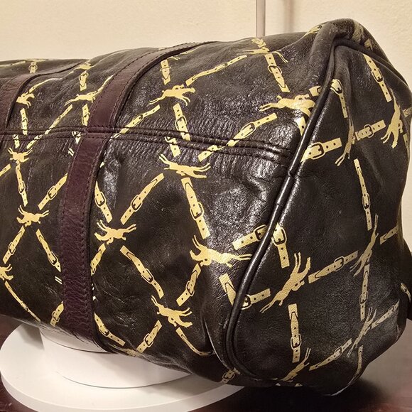 Pre-owned Longchamp Leather Boston Handbag/Satchel/Tote ~ Vintage - Picture 6 of 12